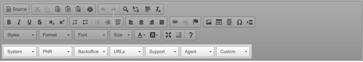 Support variables